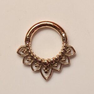 Maya Jewelry Indigo Clicker - 14g 5/16 YG